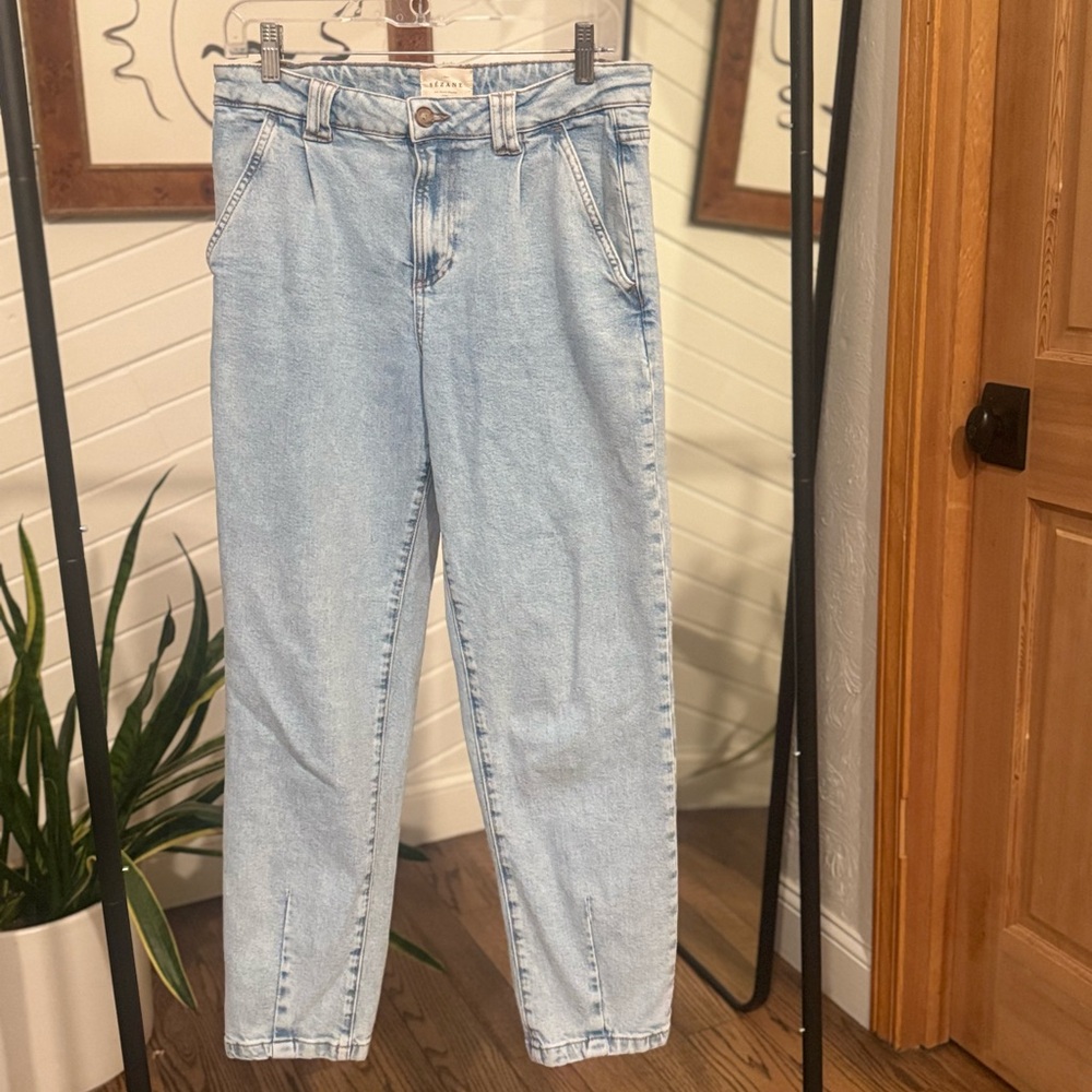 Sezane Light Blue Jeans || Size 38 US 6 - Picture 2 of 8